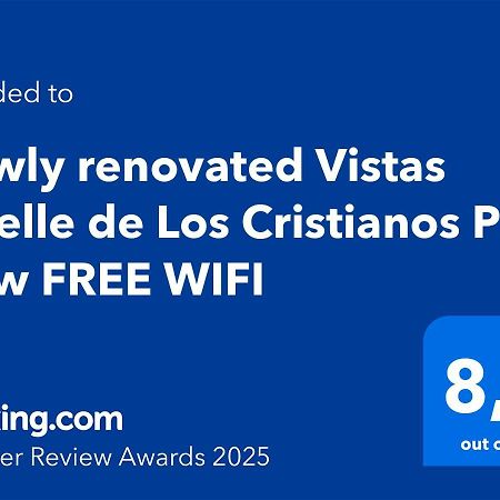 Newly Renovated Vistas Muelle De Los Cristianos Pier View Free Wifi Arona  Zewnętrze zdjęcie